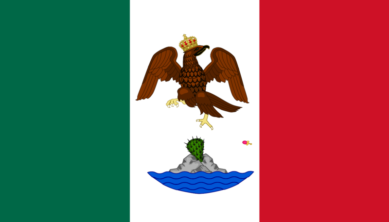 File:Bandera del Primer Imperio Mexicano.svg
