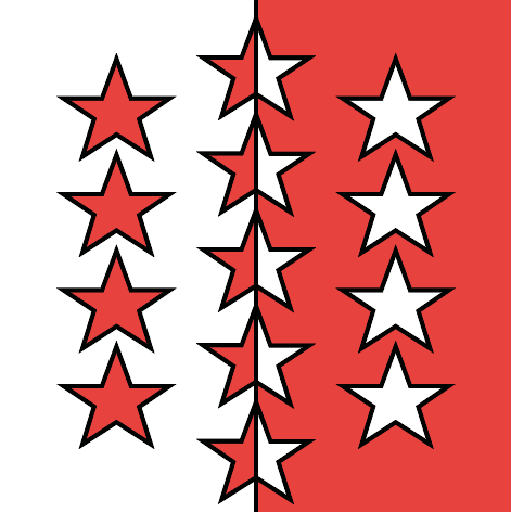 File:Flag of Canton of Valais.svg