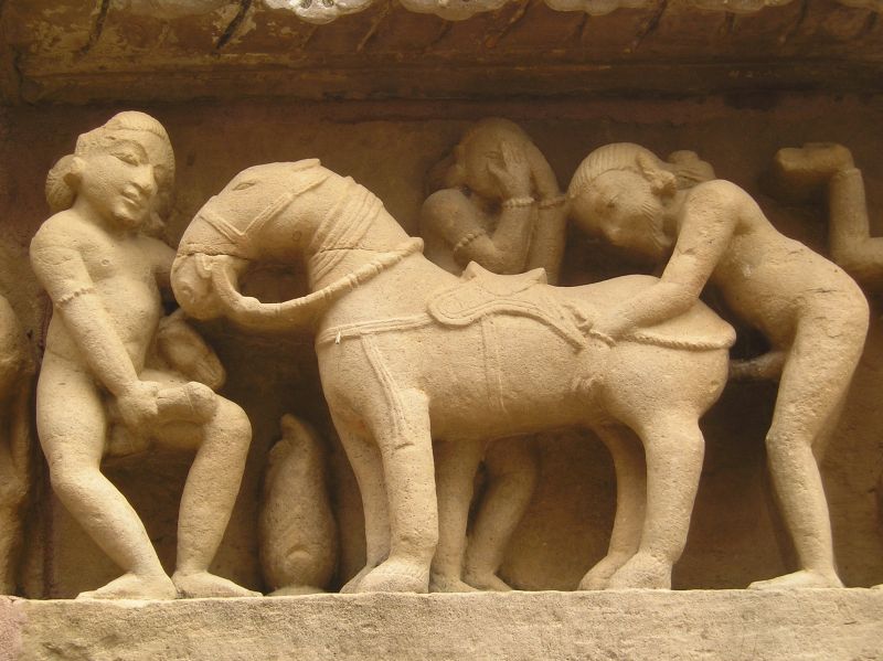 File:Khajuraho-Lakshmana Temple erotic detal3.JPG