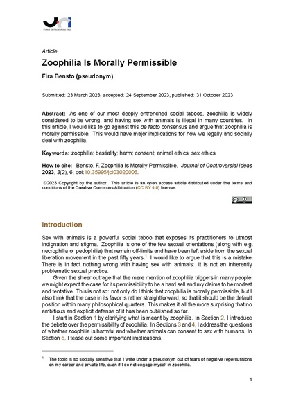 File:Zoophilia Is Morally Permissible.pdf