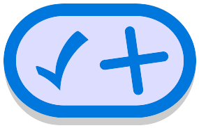 File:Symbol tick plus blue.svg